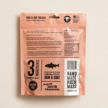 Polka Dog Salmon Says Bits Treats *