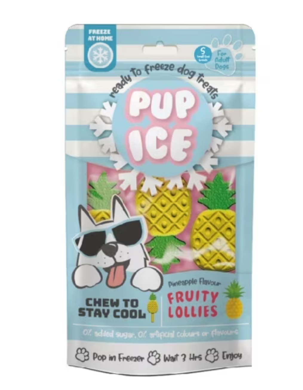 Ethical Pet Pup Ice Fruity Lollies - Pineapple 3pk