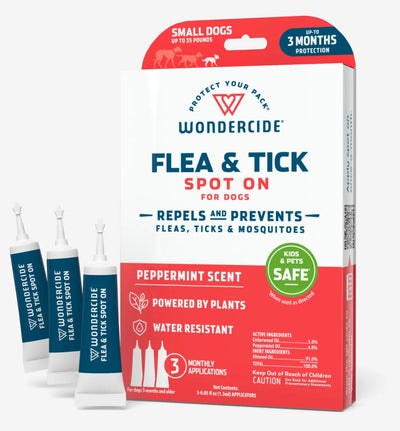 Wondercide Natural Flea/Tick Spot On for Dogs & Cats (3mo Supply) *