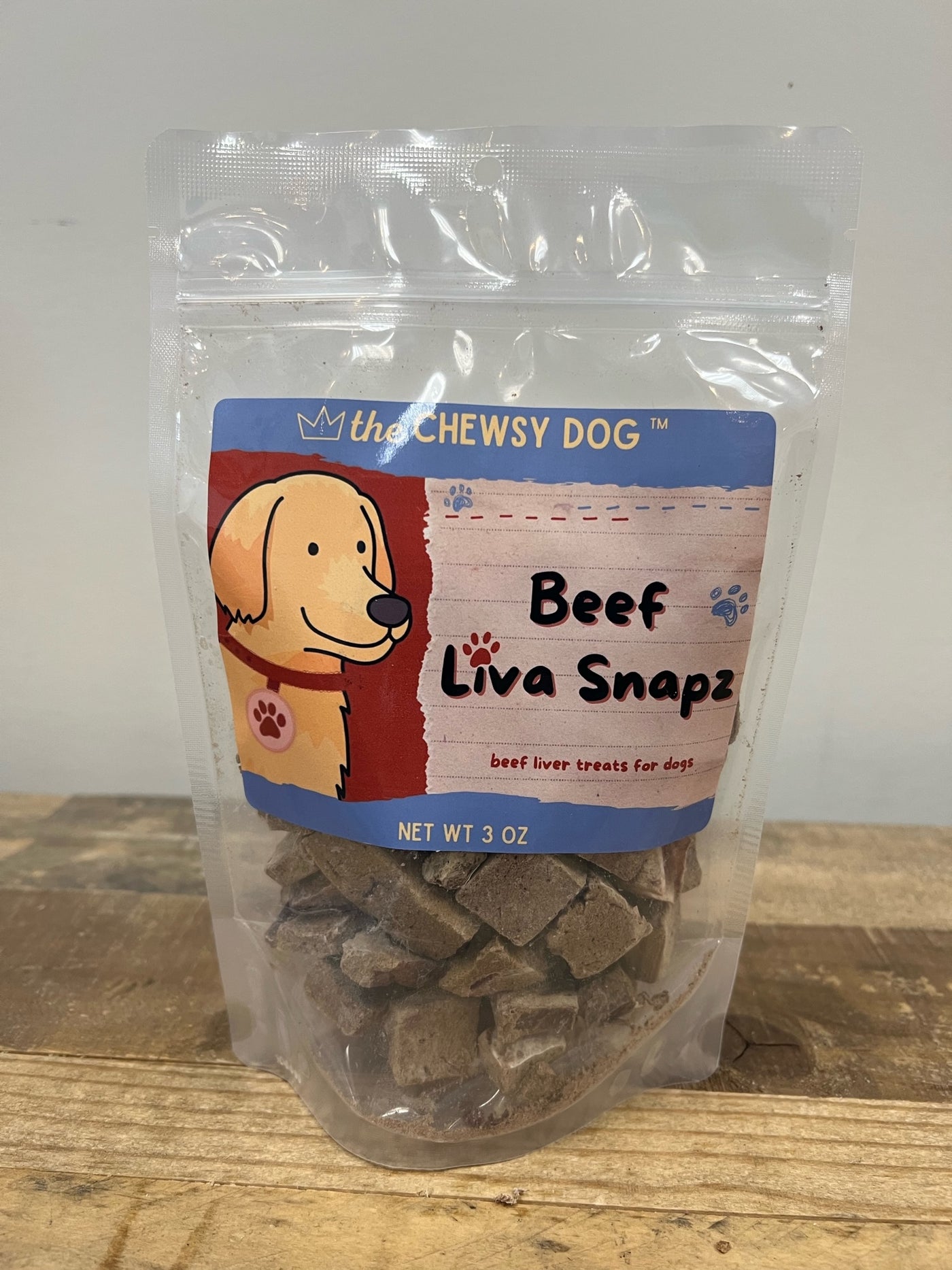 The Chewsy Dog Freeze Dried - Beef Liva Snapz