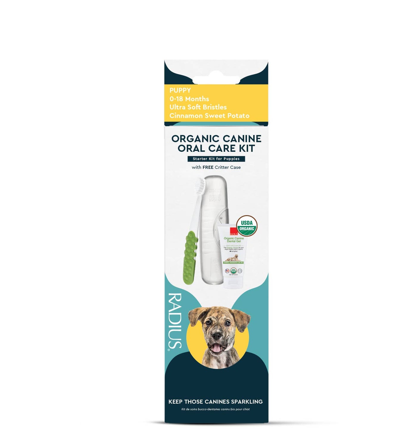 RADIUS Canine Organic Dental Solutions Kit Puppy