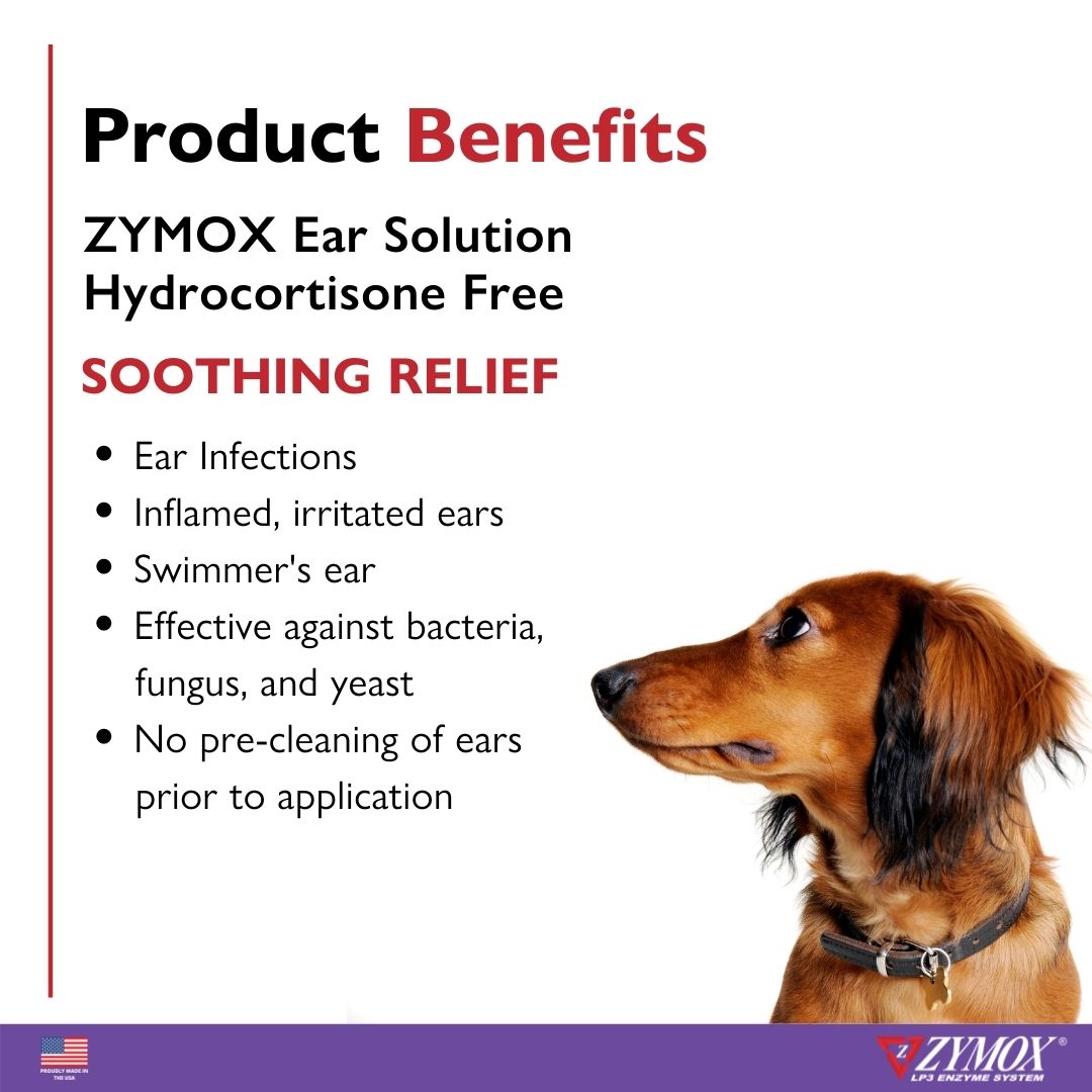 Zymox Hydrocortisone-Free Ear Solution *