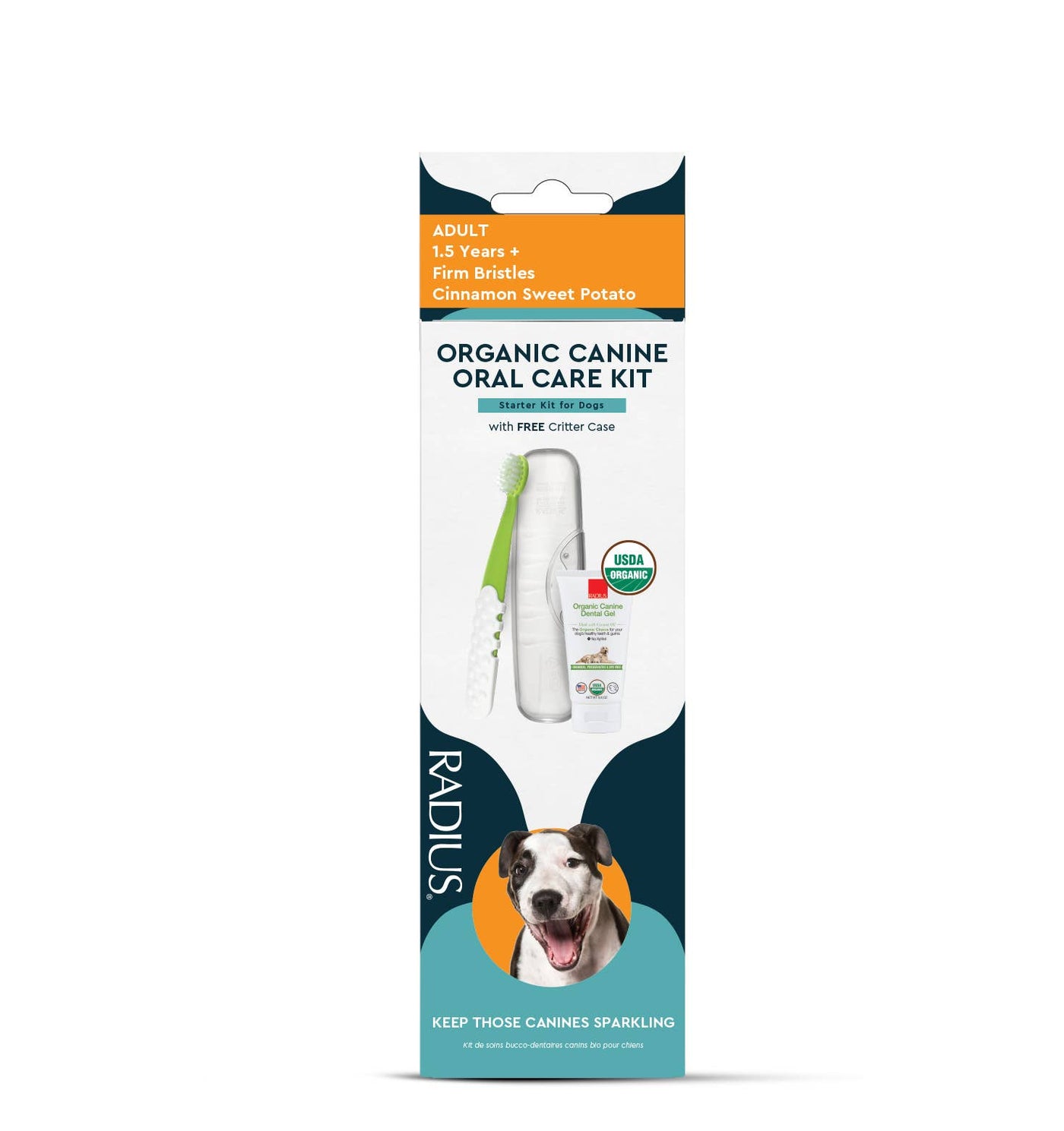 RADIUS Canine Organic Dental Solutions Kit Adult