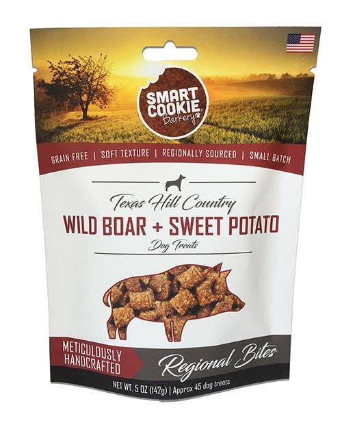 Smart Cookie Barkery - Wild Boar and Sweet Potato Dog Treat