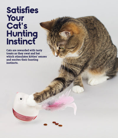 OH Hunt 'N Swat Treat Tumbler Cat Toy *