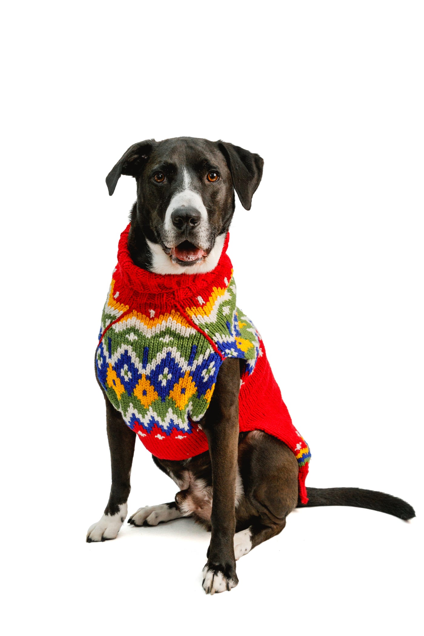 Chilly Dog Holiday Fairisle Sweater *