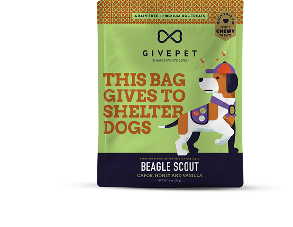 GivePet Soft & Chewy Treats - Beagle Scout *
