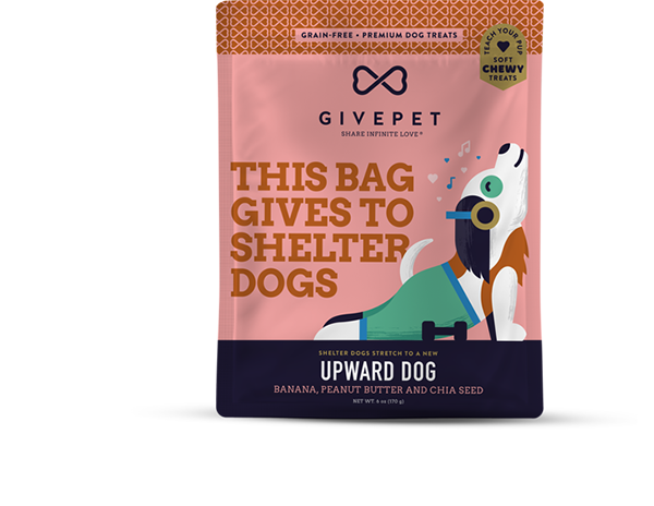 GivePet Soft & Chewy Treats - Upward Dog *