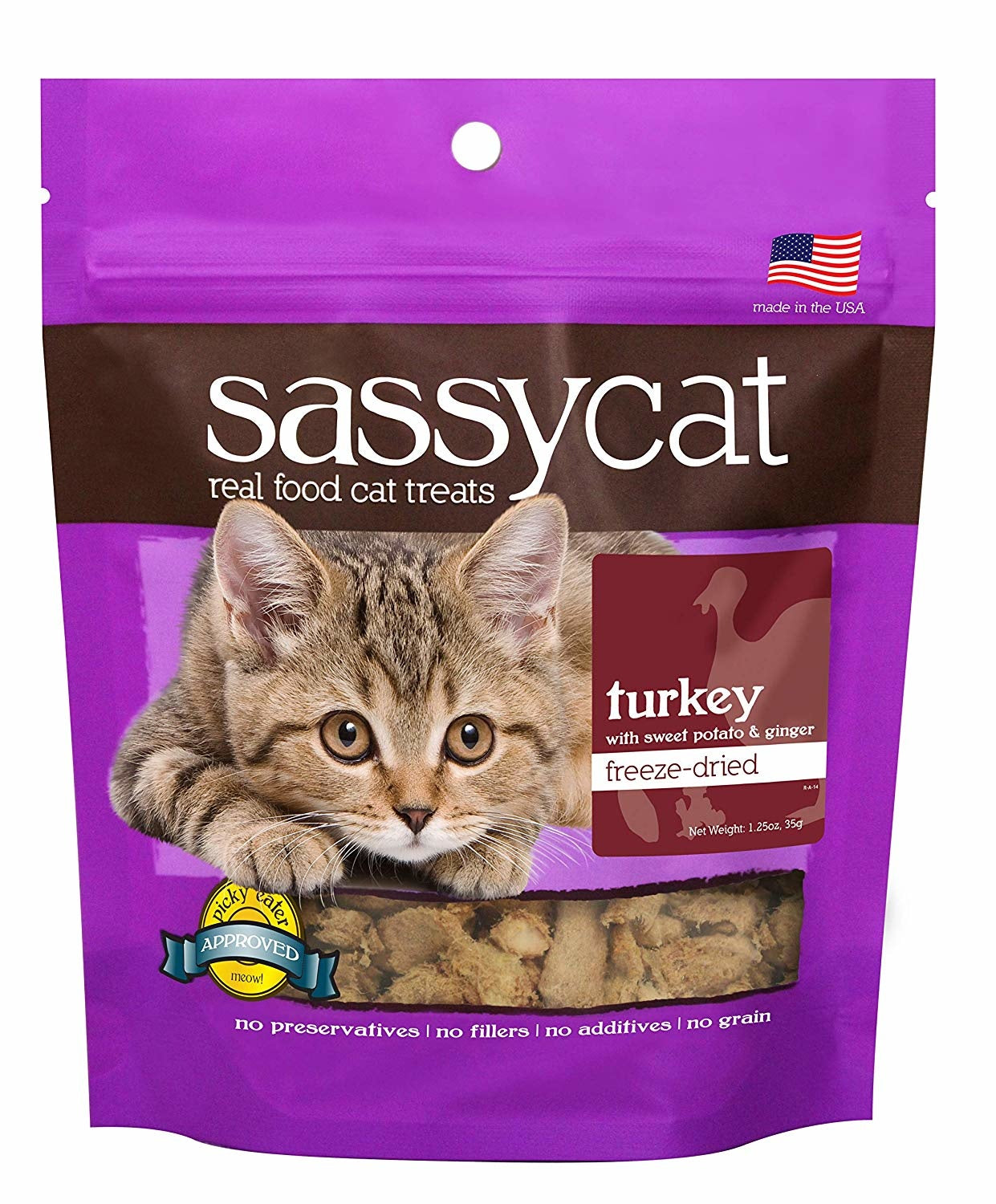 Herbsmith Sassy Cat Freeze Dried Treats - Turkey *