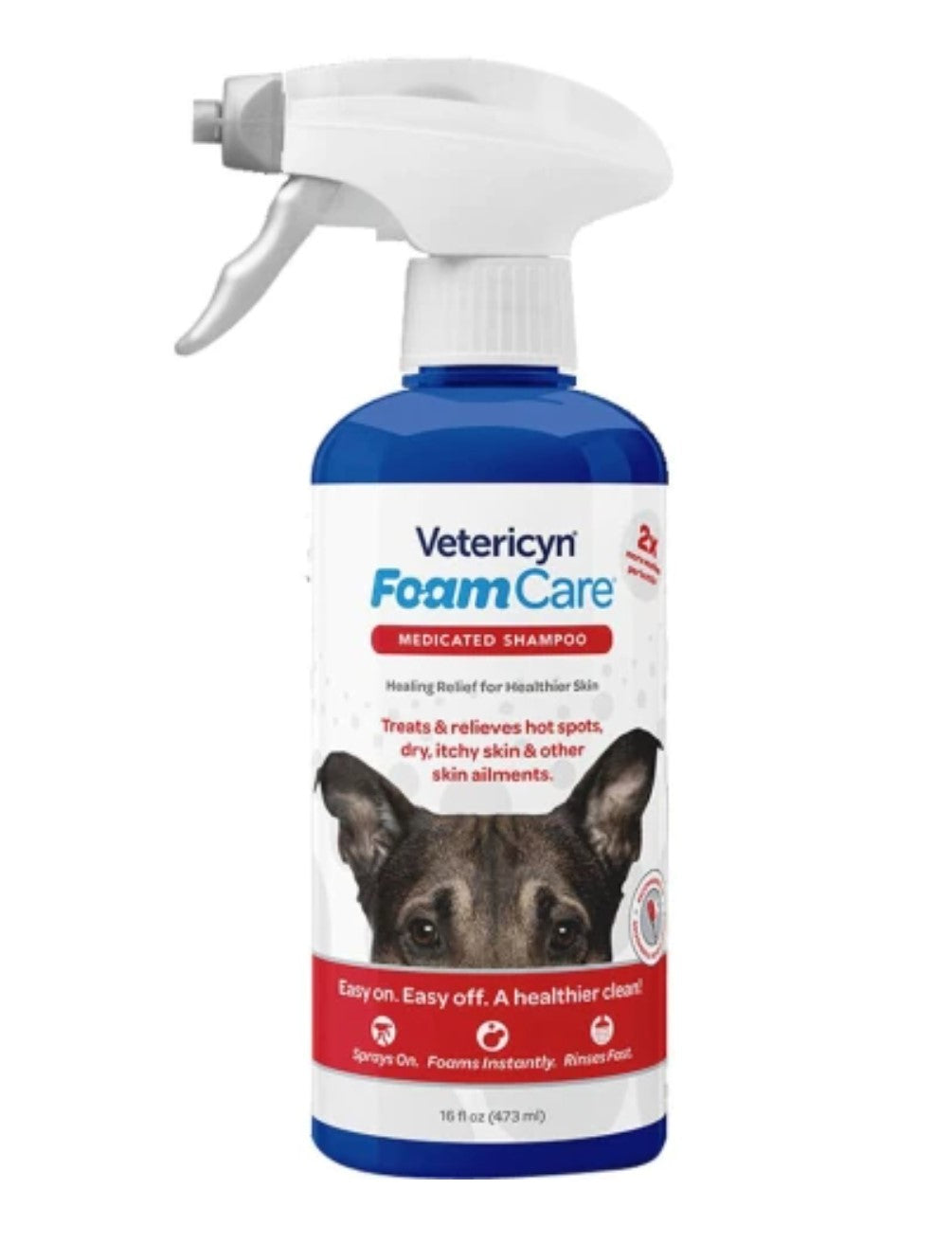 Vetericyn Plus Medicated Foam Pet Shampoo *