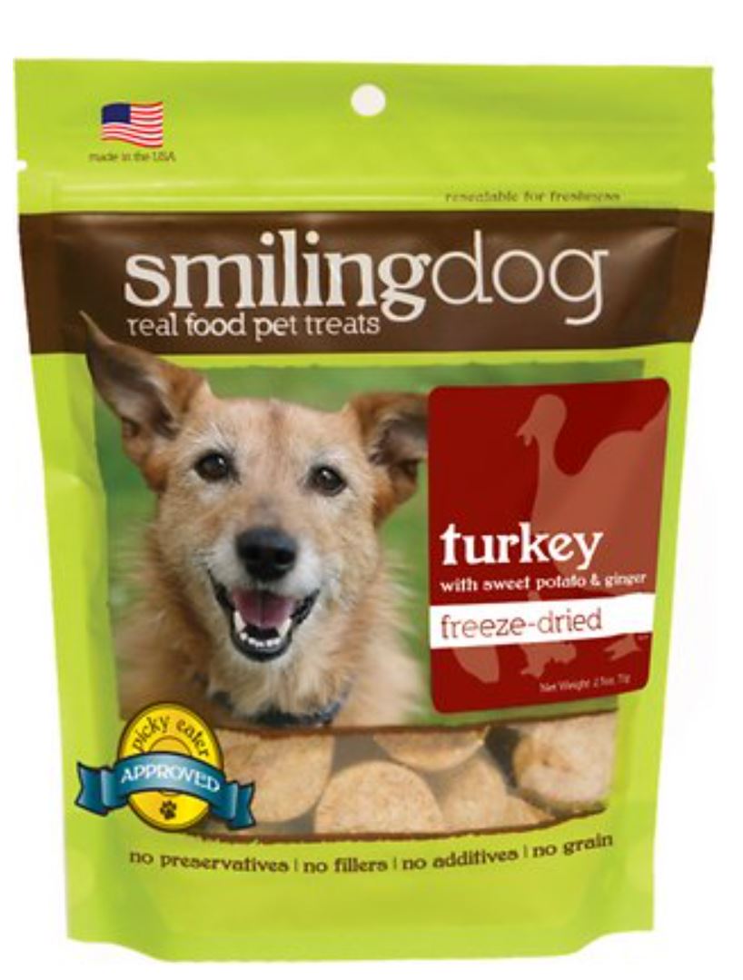 Herbsmith Smiling Dog Freeze Dried Turkey Treats *