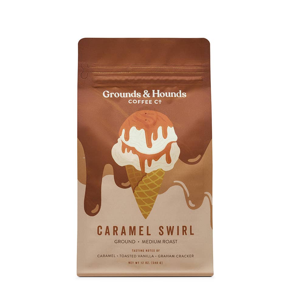 Grounds & Hounds Coffee Co. - Caramel Swirl Coffee