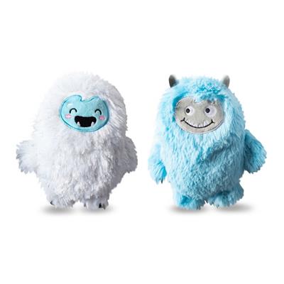 Fringe Holiday Yeti For Us Plush Dog Toys Set Of 2