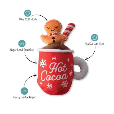 Fringe Holiday Warming Up The Holidays Plush Dog Toy