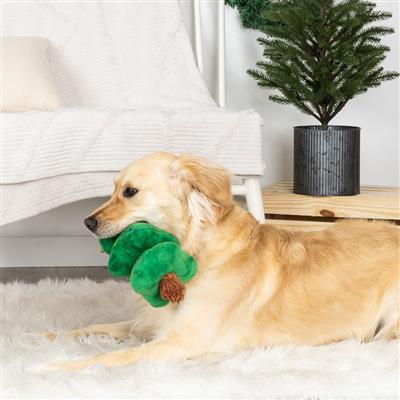 Fringe Holiday Light Me Up Plush Dog Toy