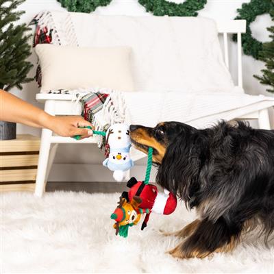 Fringe Holiday Christmas Crew Plush Dog Toy