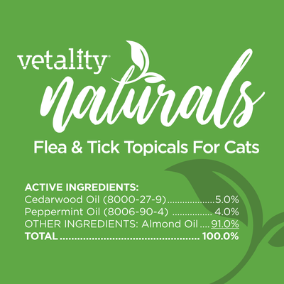 Vetality Naturals Flea/Tick Topical for Cats *