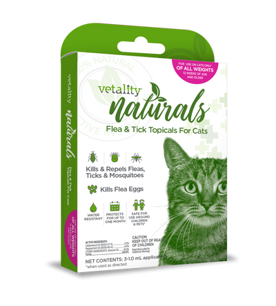 Vetality Naturals Flea/Tick Topical for Cats *