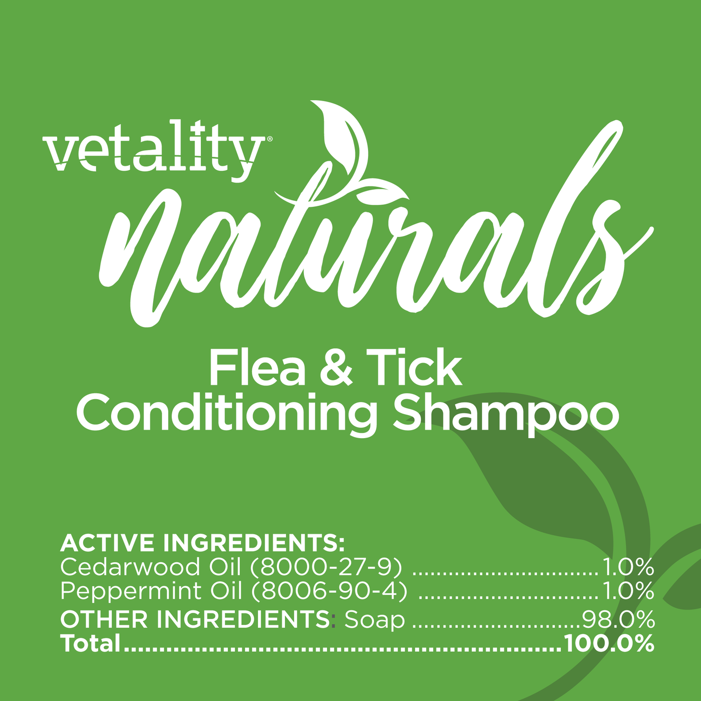 Vetality Naturals Flea/Tick Shampoo for Dogs *