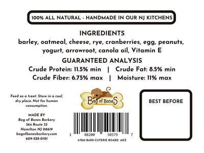 3/$20 Dog Treats Fall 2025 - Bark-cuterie Board
