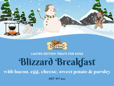3/$20 Dog Treats Xmas 2025 - Blizzard Breakfast