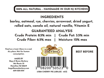 3/$20 Dog Treats Fall 2023 - Cherry Pie Jubilee