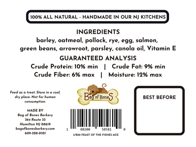 3/$20 Dog Treats Xmas 2025 - Feast of the Fishes