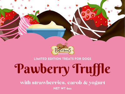 3/$20 Dog Treats Winter 2025 - Pawberry Truffle