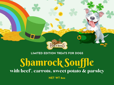 3/$20 Dog Treats Spring 2024 - Shamrock Souffle