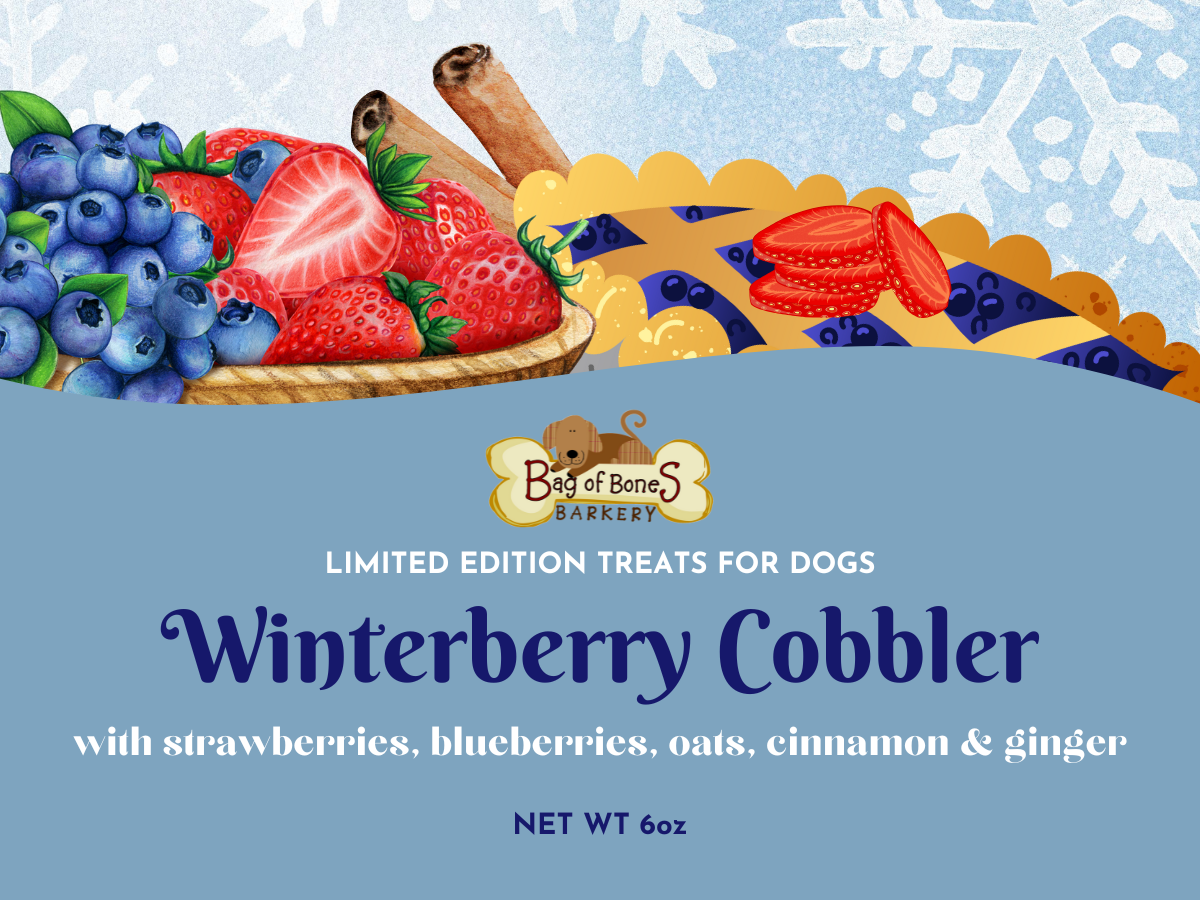 3/$20 Dog Treats Winter 2025 - Winterberry Cobbler