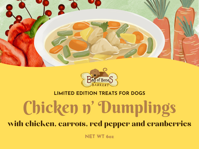 3/$20 Dog Treats Winter 2025 - Chicken n' Dumplings