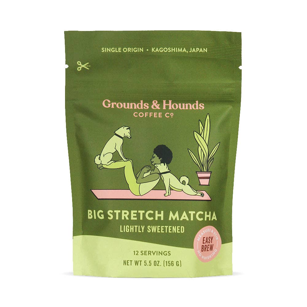 Grounds & Hounds Coffee Co. - Big Stretch™ Cafe Style Matcha