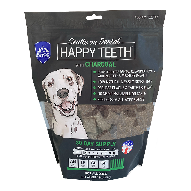 Himalayan 30-Day Dental Dog Treats - Charcoal