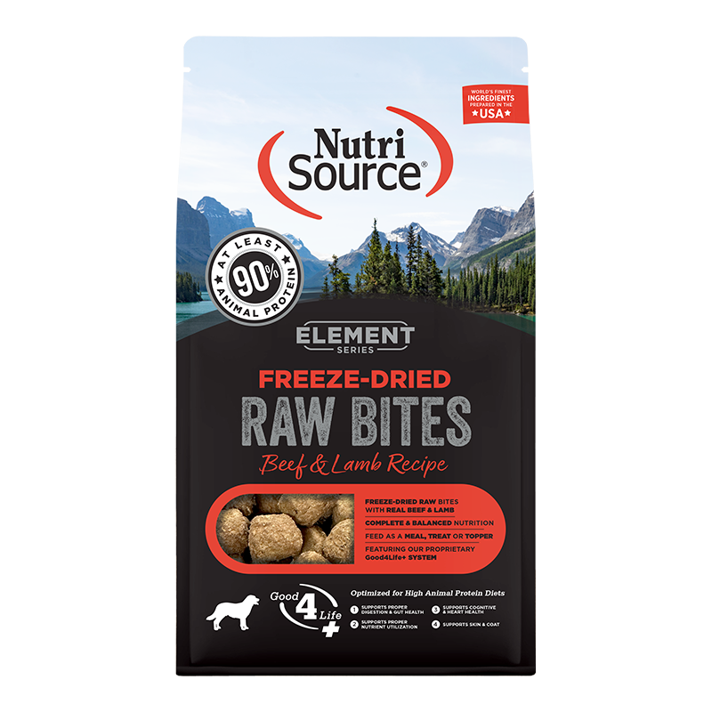 Nutrisource Dog Freeze Dried Element Raw Bites - Beef & Lamb