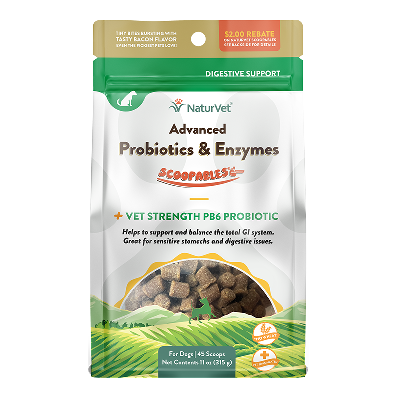 NaturVet Scoopables Dog Supplements - Advanced Probiotics