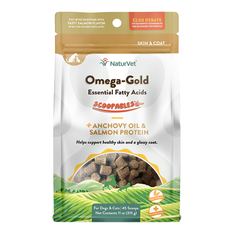 NaturVet Scoopables Dog Supplements - Omega Gold