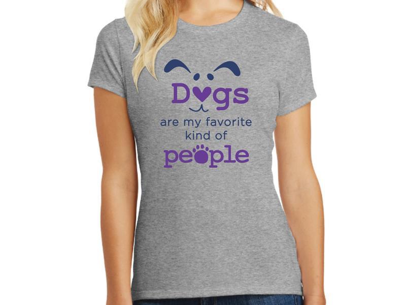 Dog Speak Dogs Are My Favorite - Heathered Grey T-Shirt *