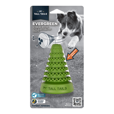 Tall Tails Holiday Evergreen Tree Toy *