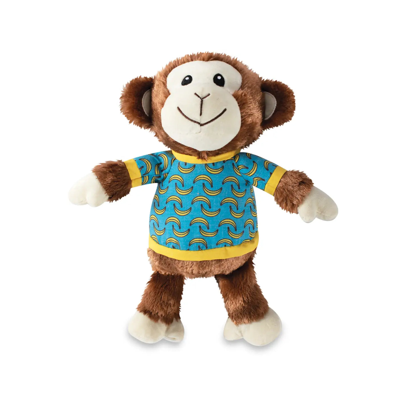 Fringe Plush Dog Toy - Bananas Monkey