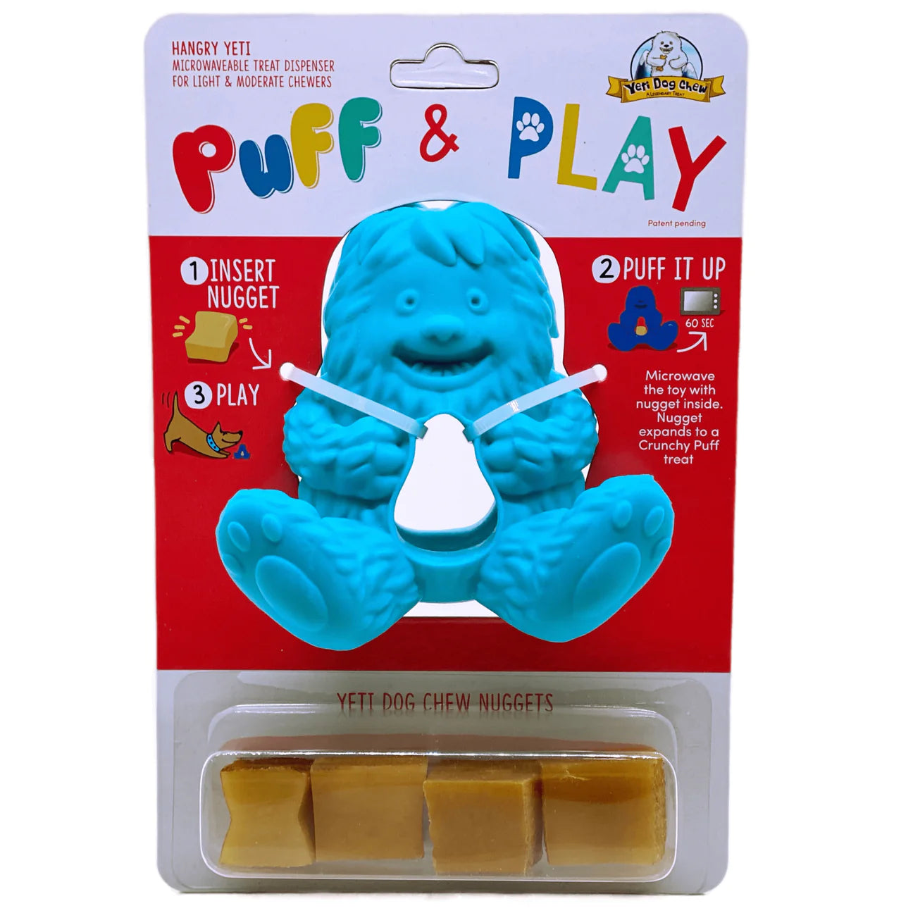 Yeti Puff & Play Dog Toy - Hangry Yeti