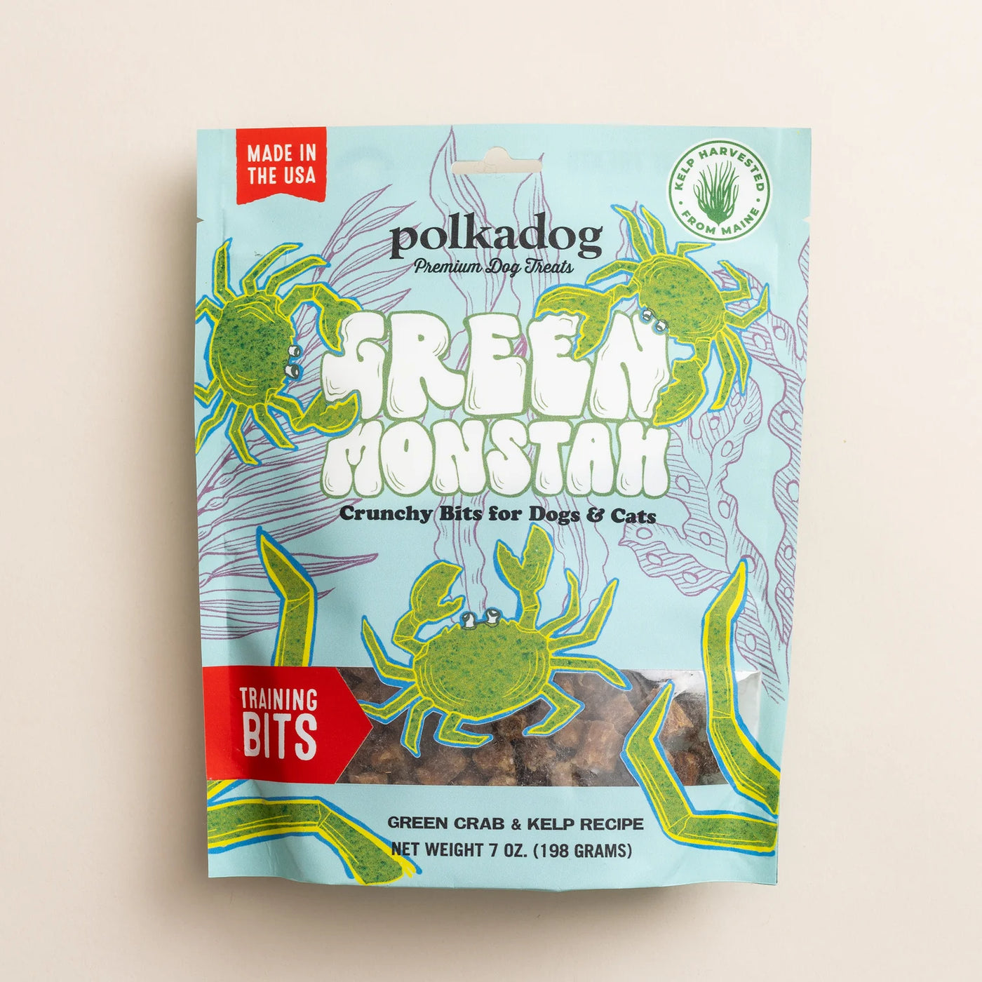 Polka Dog Green Monstah Treats
