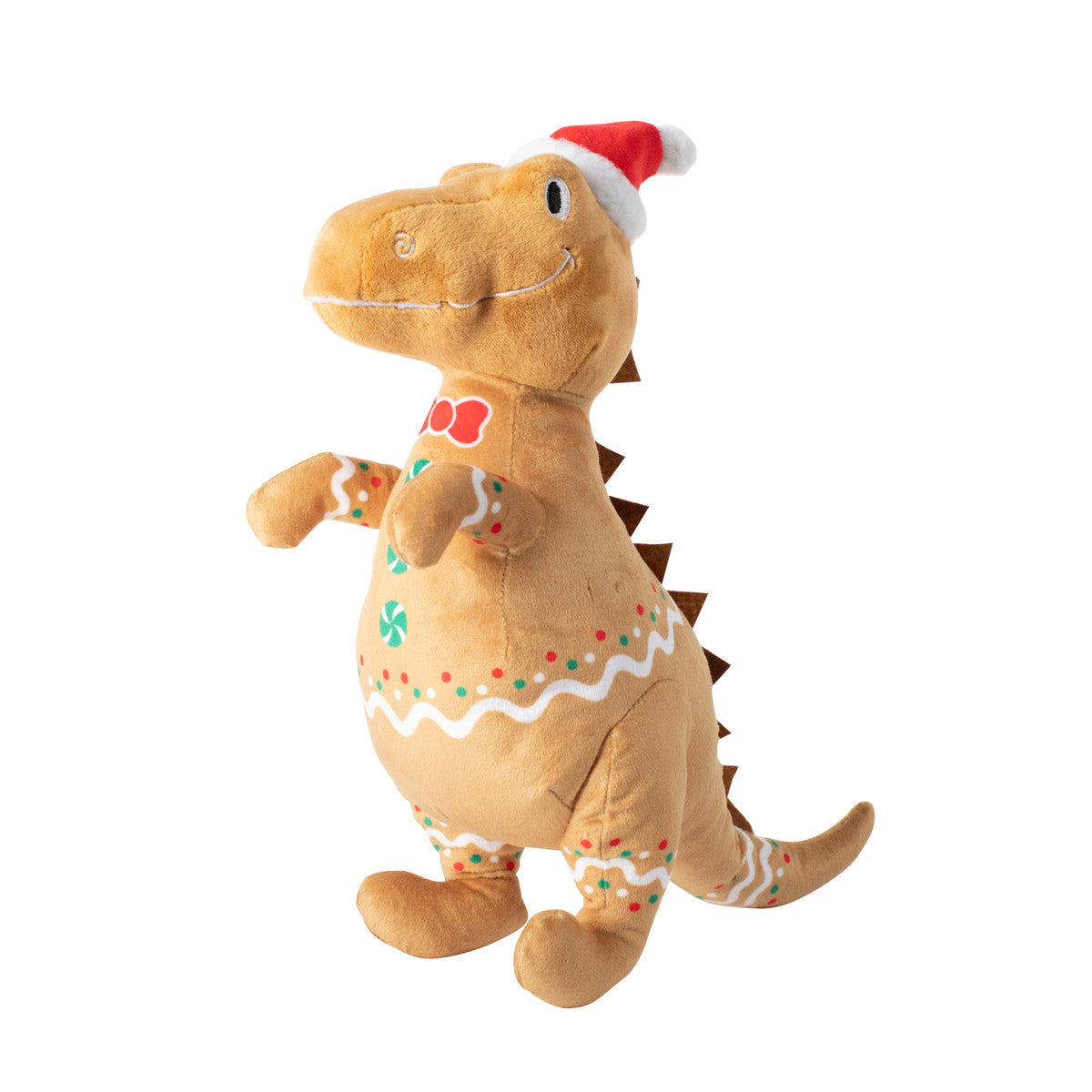 Fringe Holiday Cookie-Saurus Dog Toy