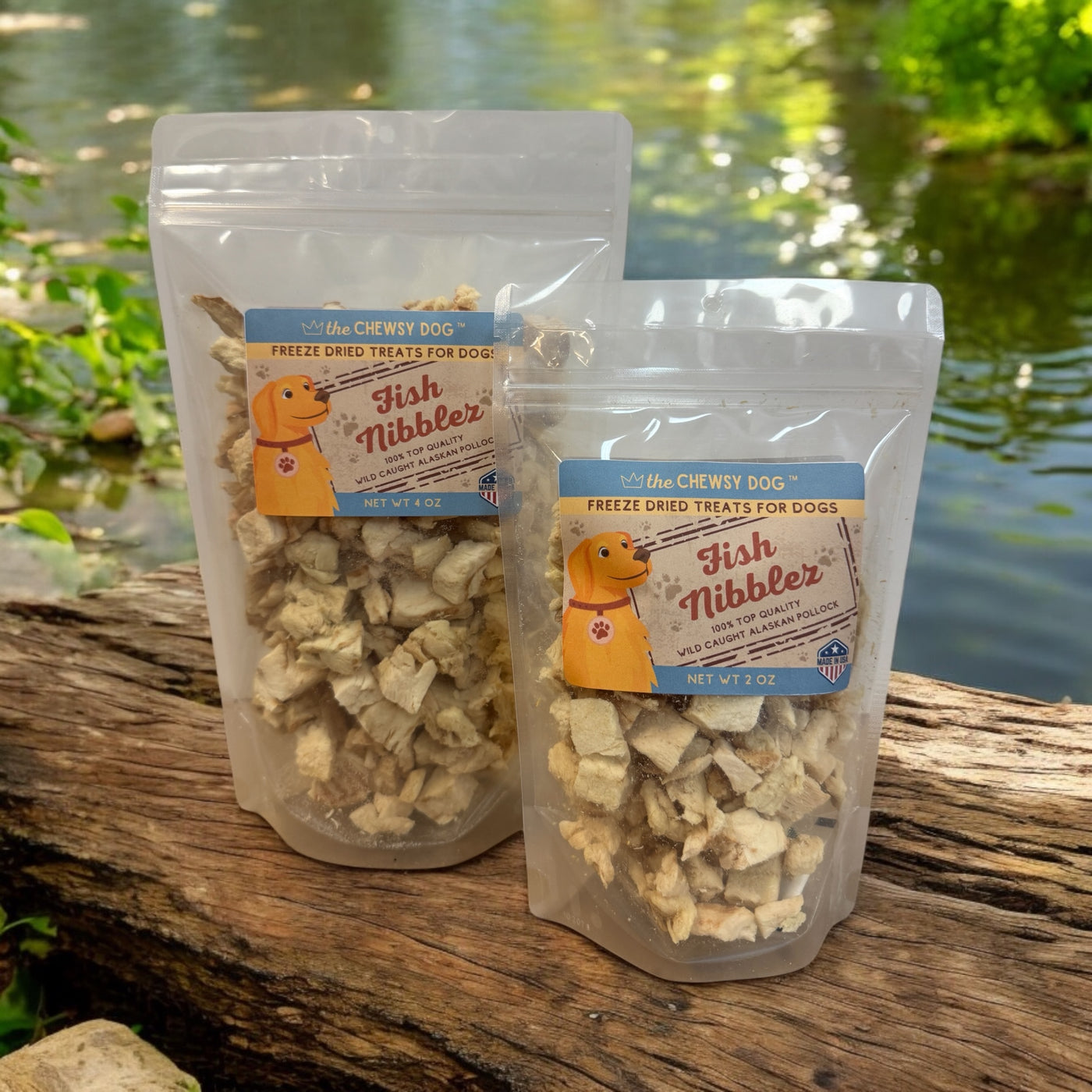 The Chewsy Dog Freeze Dried - Fish Nibblez Pollock