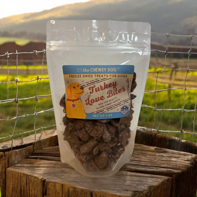The Chewsy Dog Freeze Dried - Turkey Love Bites