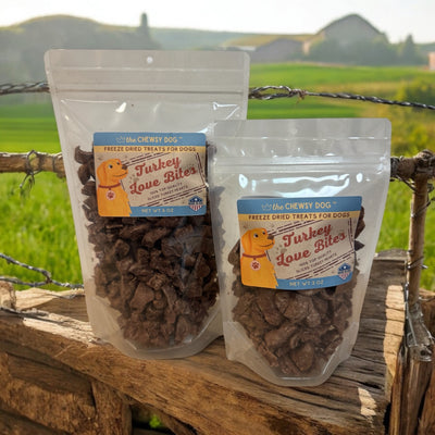 The Chewsy Dog Freeze Dried - Turkey Love Bites
