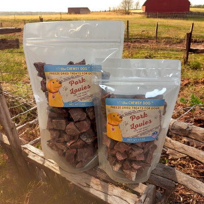 The Chewsy Dog Freeze Dried - Pork Lovies