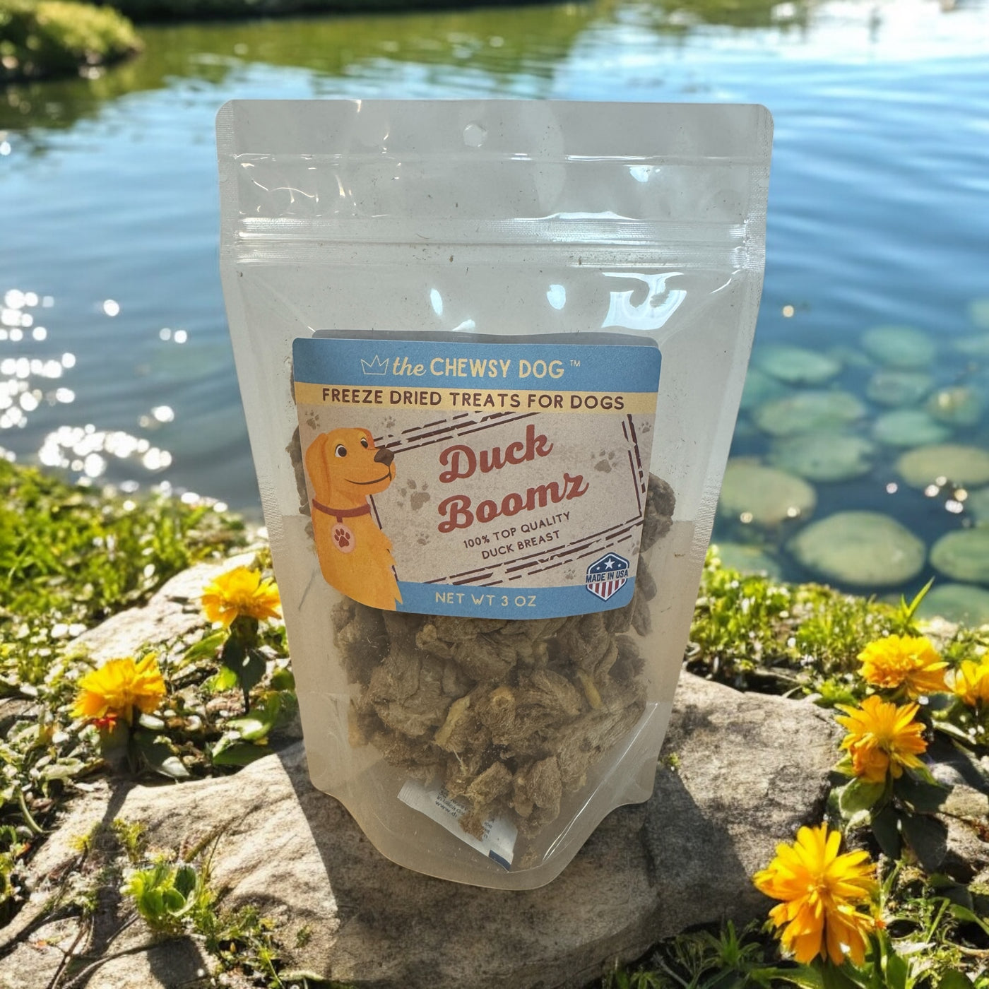 The Chewsy Dog Freeze Dried - Duck Boomz