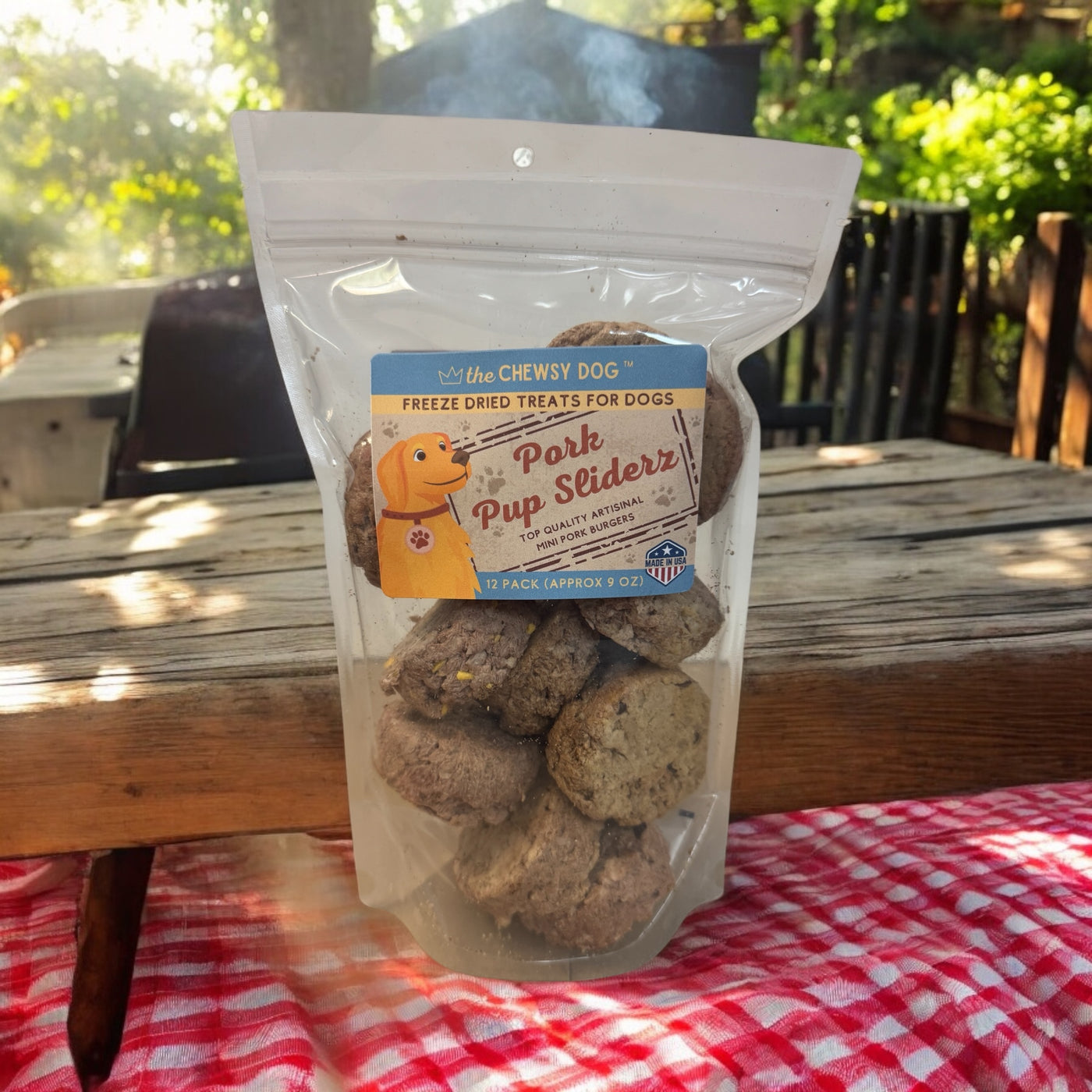 The Chewsy Dog Freeze Dried - Pork Pup Sliderz