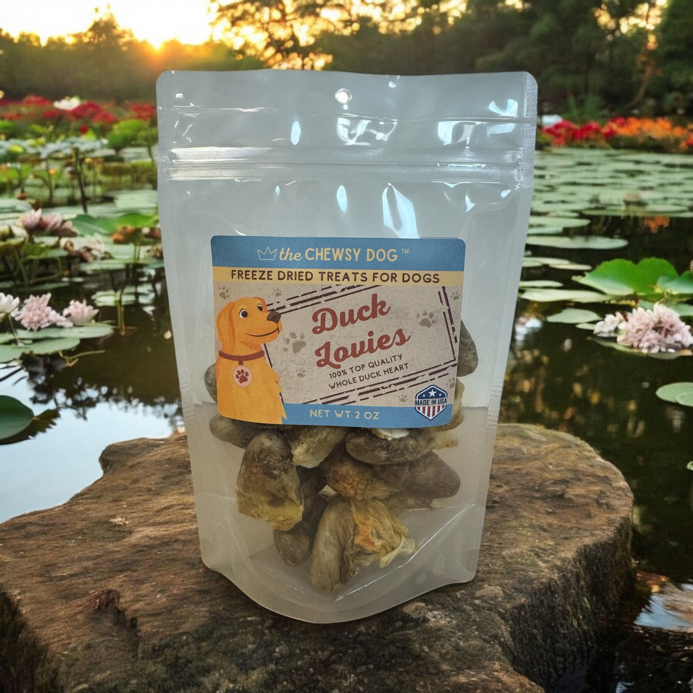 The Chewsy Dog Freeze Dried - Duck Lovies