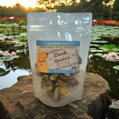 The Chewsy Dog Freeze Dried - Duck Lovies